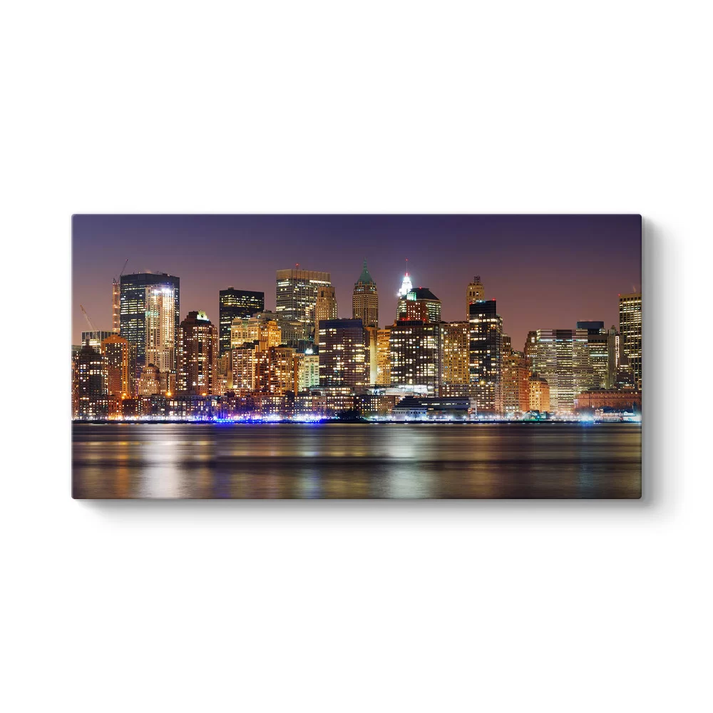 New York Şehir Panorama Tablosu - Model 5